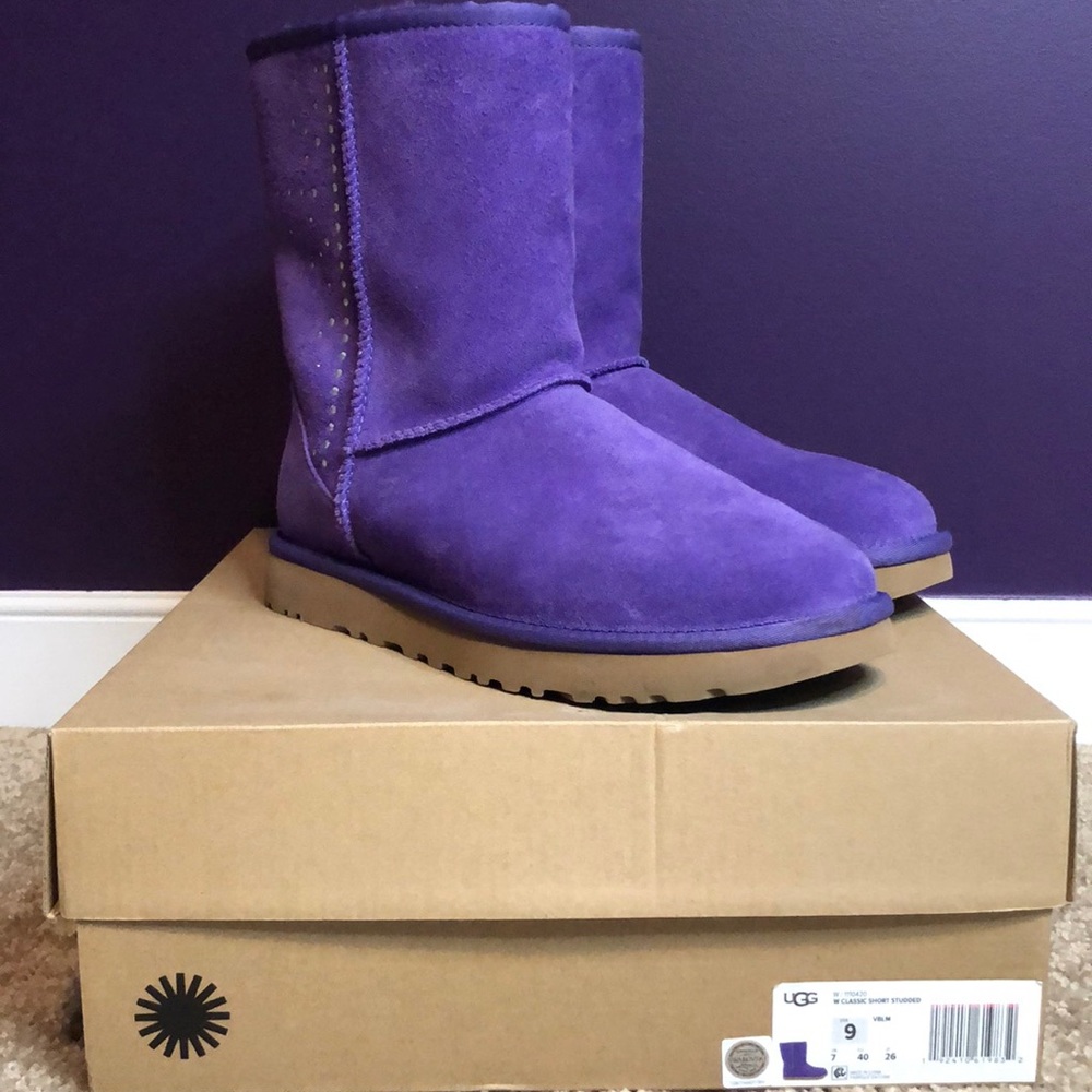 Violet Classic Short Studded UGG boots